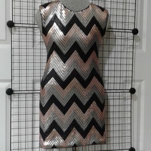SALE!!! Cocktail/Party Sequin Open Back Dress. NWT